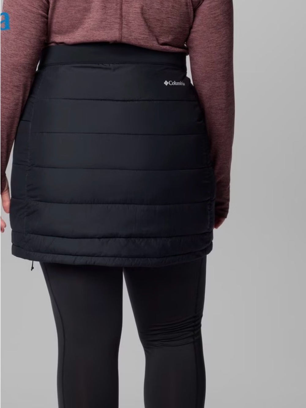 Columbia Black Quilted Insulated Mini 

Women's Powder Lite